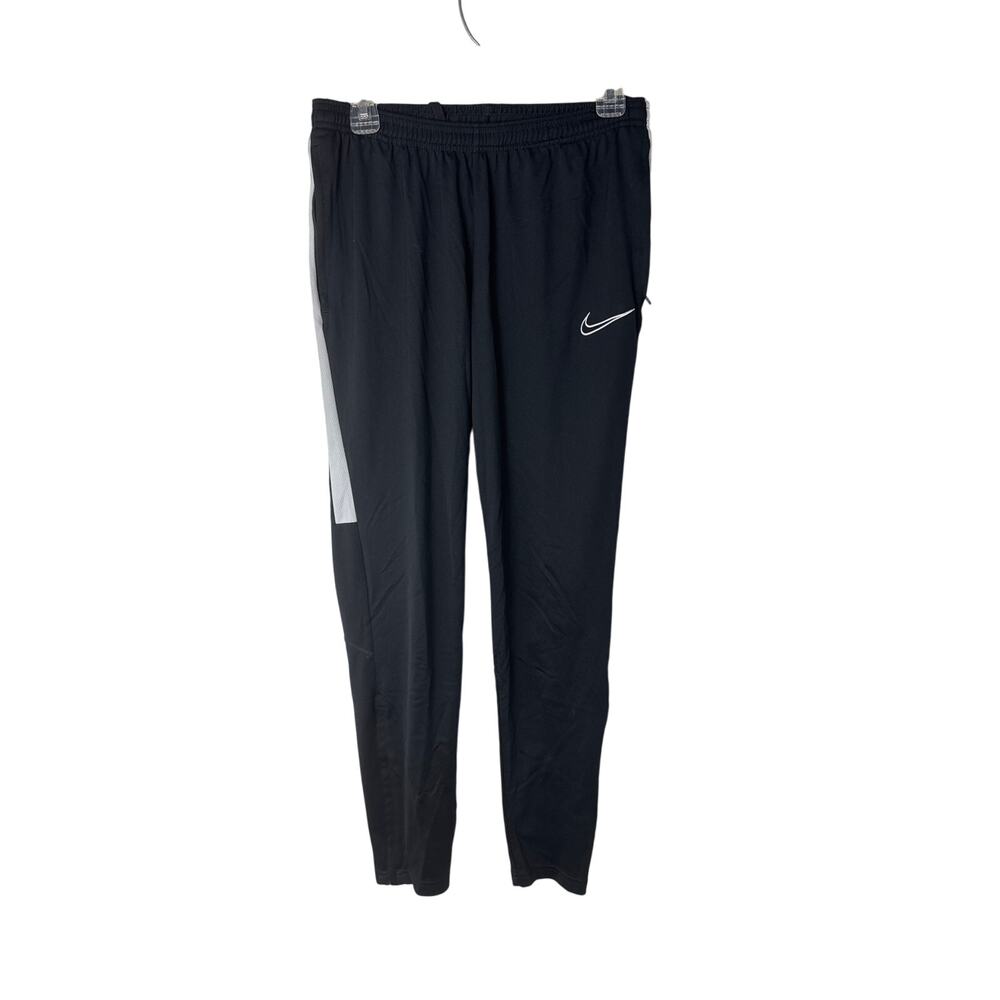 Nike Dri-Fit Men’s Black Track Pants Medium Recycled Polyester Athletic